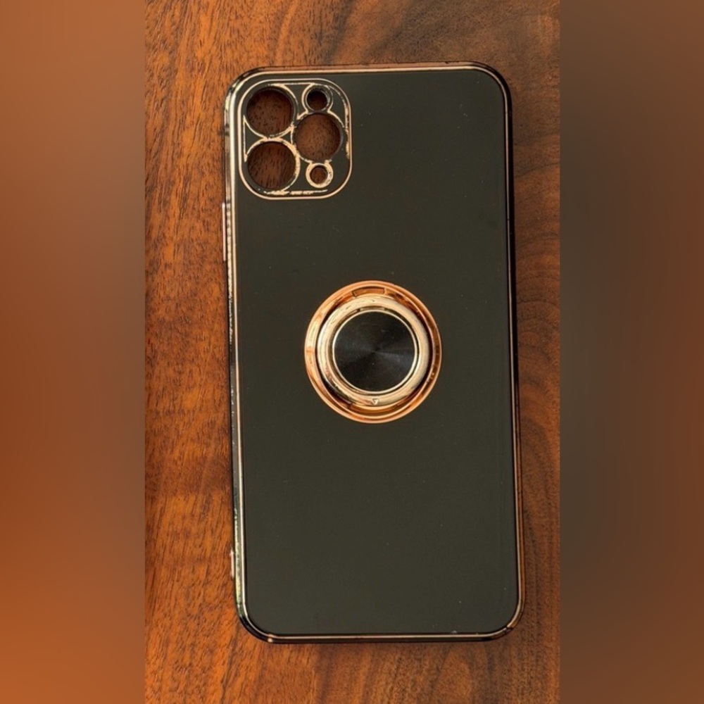 iPhone 11 Pro Max Black and Gold Case
